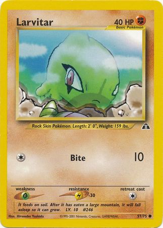 Larvitar (57/75) [Neo Discovery Unlimited] | Exor Games Summserside