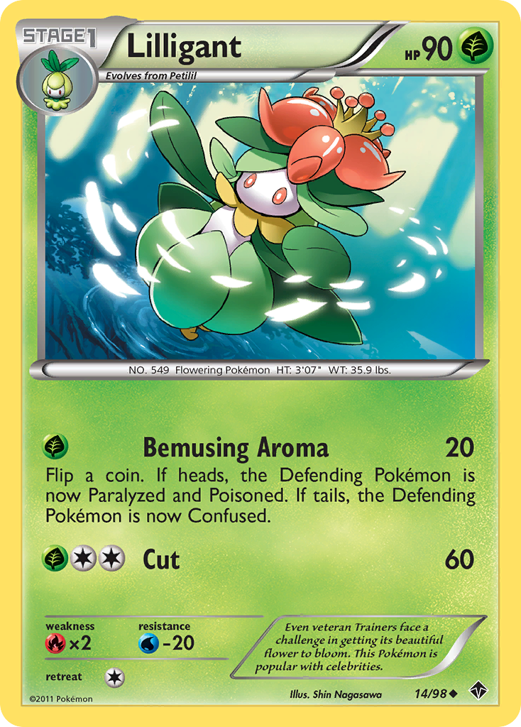 Lilligant (14/98) [Black & White: Emerging Powers] | Exor Games Summserside