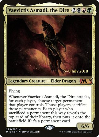 Vaevictis Asmadi, The Dire [Core Set 2019 Promos] | Exor Games Summserside