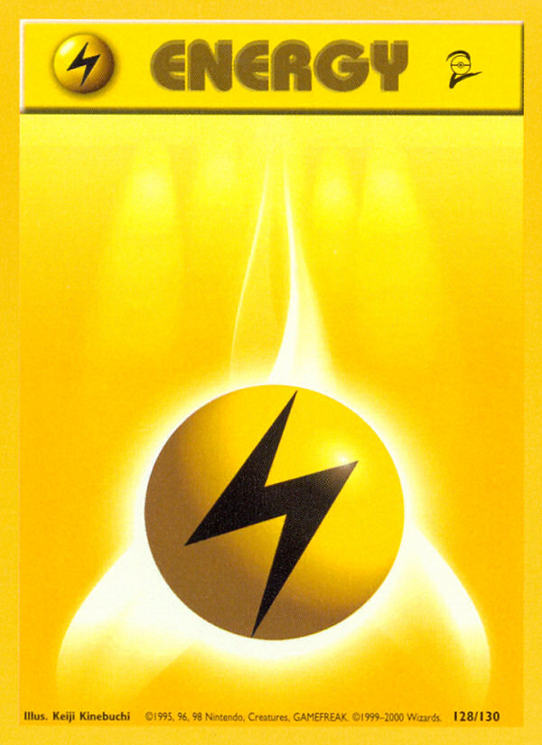 Lightning Energy (128/130) [Base Set 2] | Exor Games Summserside