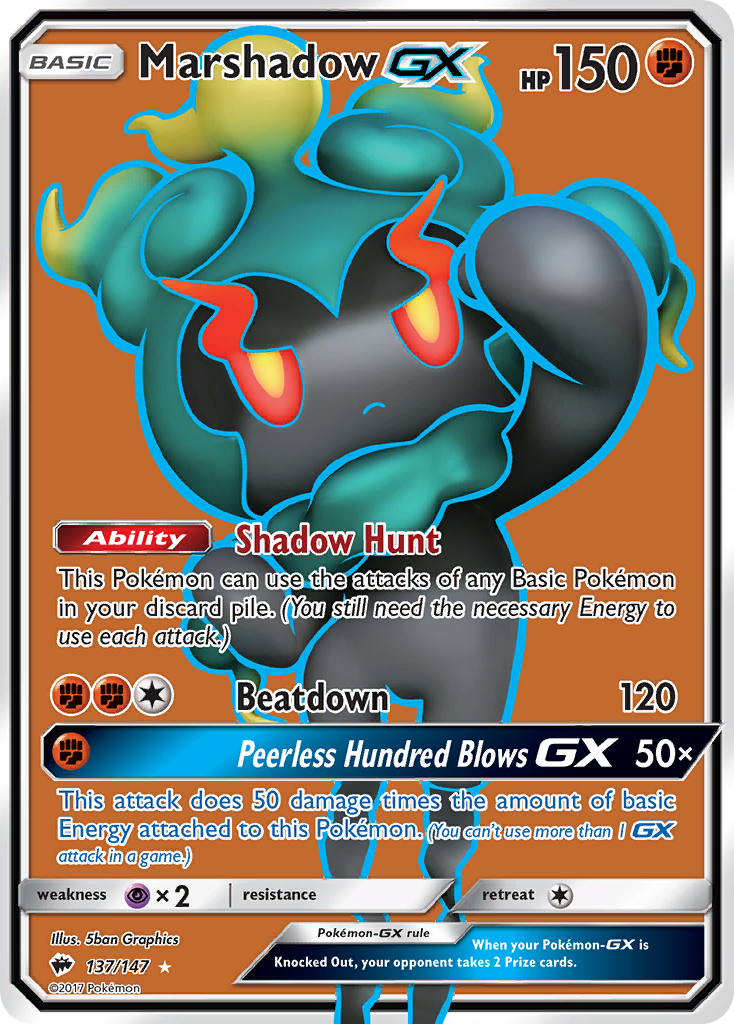 Marshadow GX (137/147) [Sun & Moon: Burning Shadows] | Exor Games Summserside