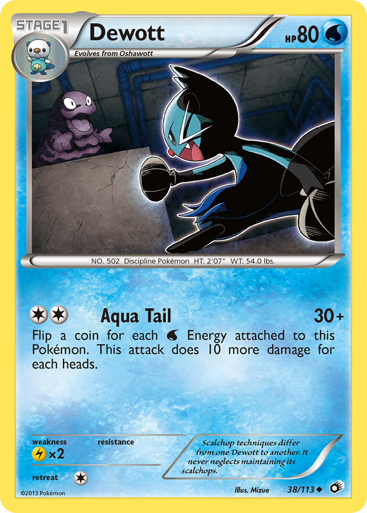 Dewott (38/113) [Black & White: Legendary Treasures] | Exor Games Summserside