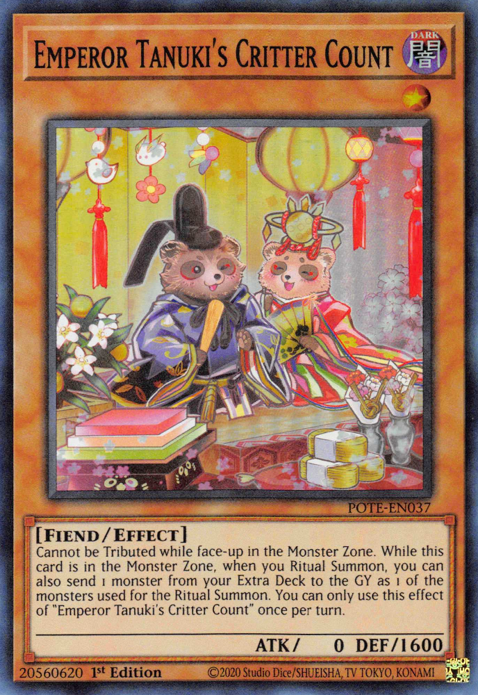 Emperor Tanuki's Critter Count [POTE-EN037] Super Rare | Exor Games Summserside