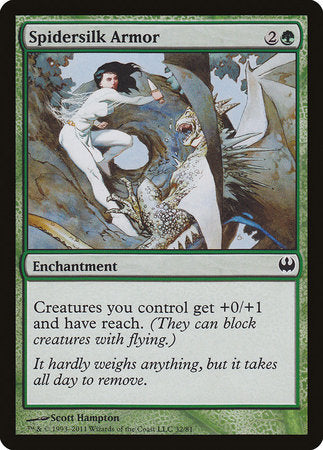 Spidersilk Armor [Duel Decks: Knights vs. Dragons] | Exor Games Summserside