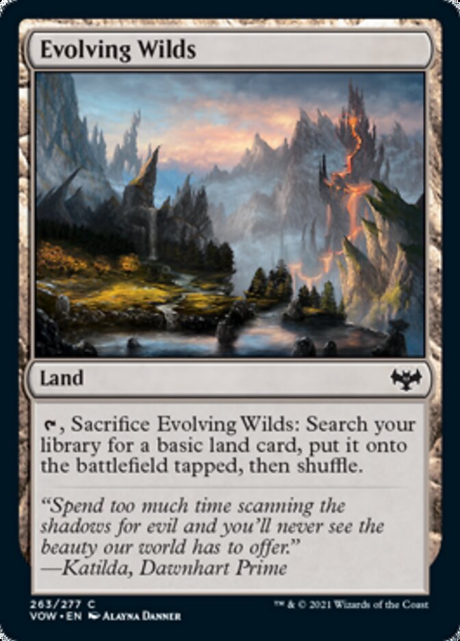 Evolving Wilds [Innistrad: Crimson Vow] | Exor Games Summserside