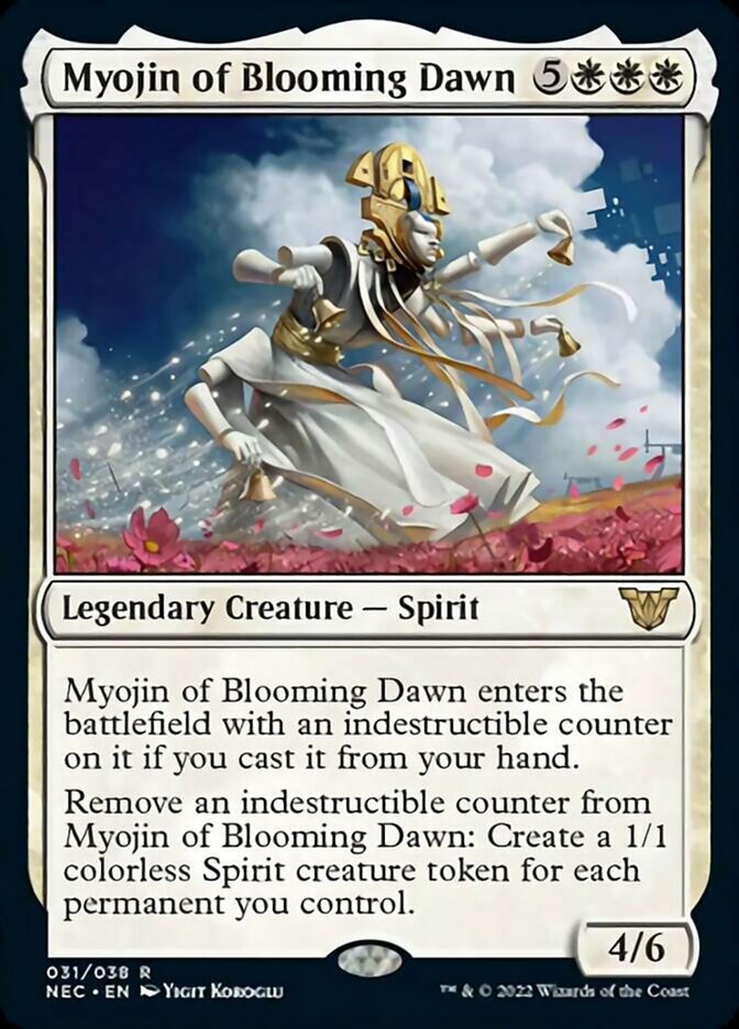 Myojin of Blooming Dawn [Kamigawa: Neon Dynasty Commander] | Exor Games Summserside