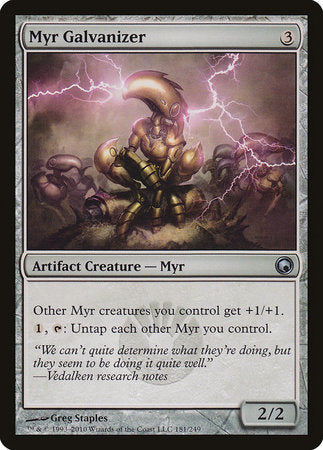 Myr Galvanizer [Scars of Mirrodin] | Exor Games Summserside