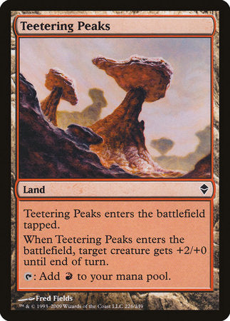 Teetering Peaks [Zendikar] | Exor Games Summserside