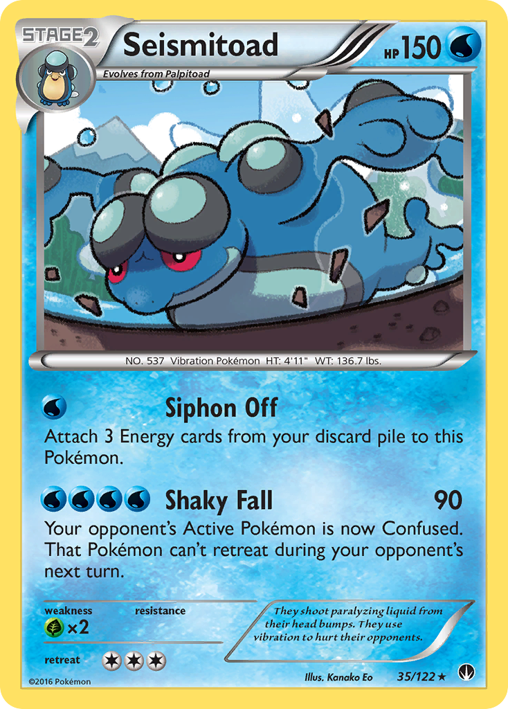 Seismitoad (35/122) [XY: BREAKpoint] | Exor Games Summserside
