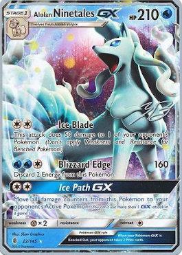 Alolan Ninetales GX (22/145) (Ice Path FTW - Zachary Bokhari) [World Championships 2017] | Exor Games Summserside