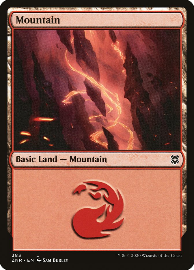 Mountain (383) [Zendikar Rising] | Exor Games Summserside