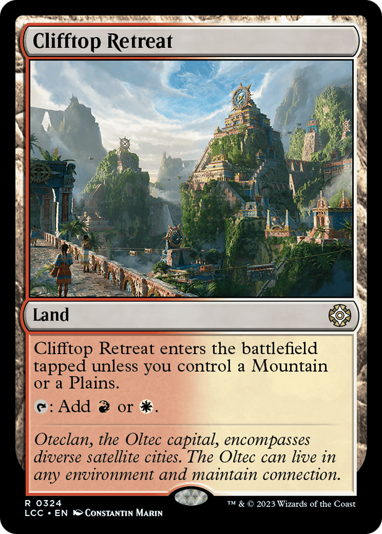 Clifftop Retreat [The Lost Caverns of Ixalan Commander] | Exor Games Summserside