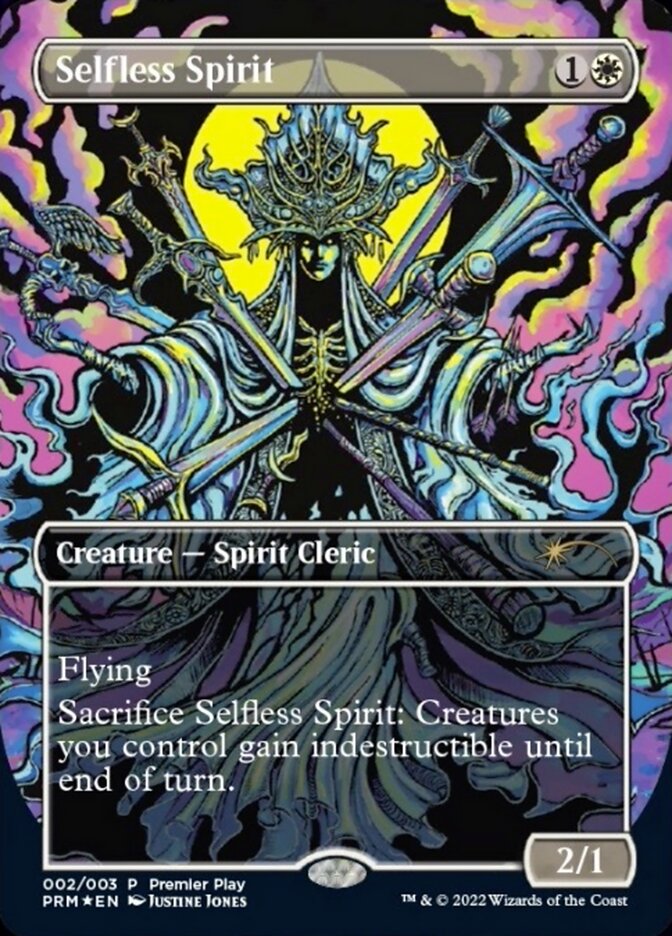 Selfless Spirit (Borderless Alternate-Art) [Regional Championship Qualifiers 2022] | Exor Games Summserside