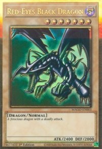 Red-Eyes Black Dragon [MAGO-EN003] Gold Rare | Exor Games Summserside