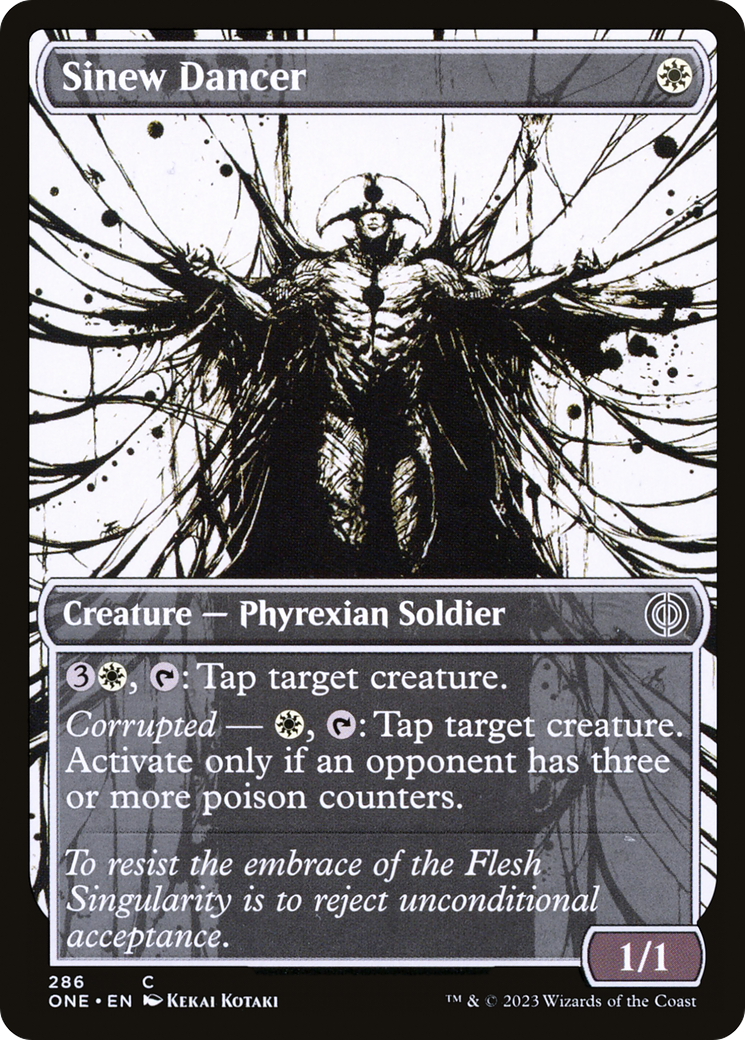 Sinew Dancer (Showcase Ichor) [Phyrexia: All Will Be One] | Exor Games Summserside