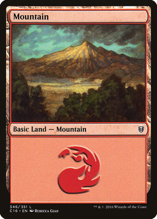 Mountain (346) [Commander 2016] | Exor Games Summserside