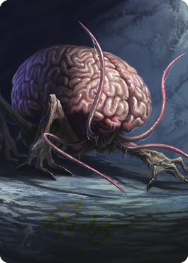 Intellect Devourer Art Card (Gold-Stamped Signature) [Commander Legends: Battle for Baldur's Gate Art Series] | Exor Games Summserside