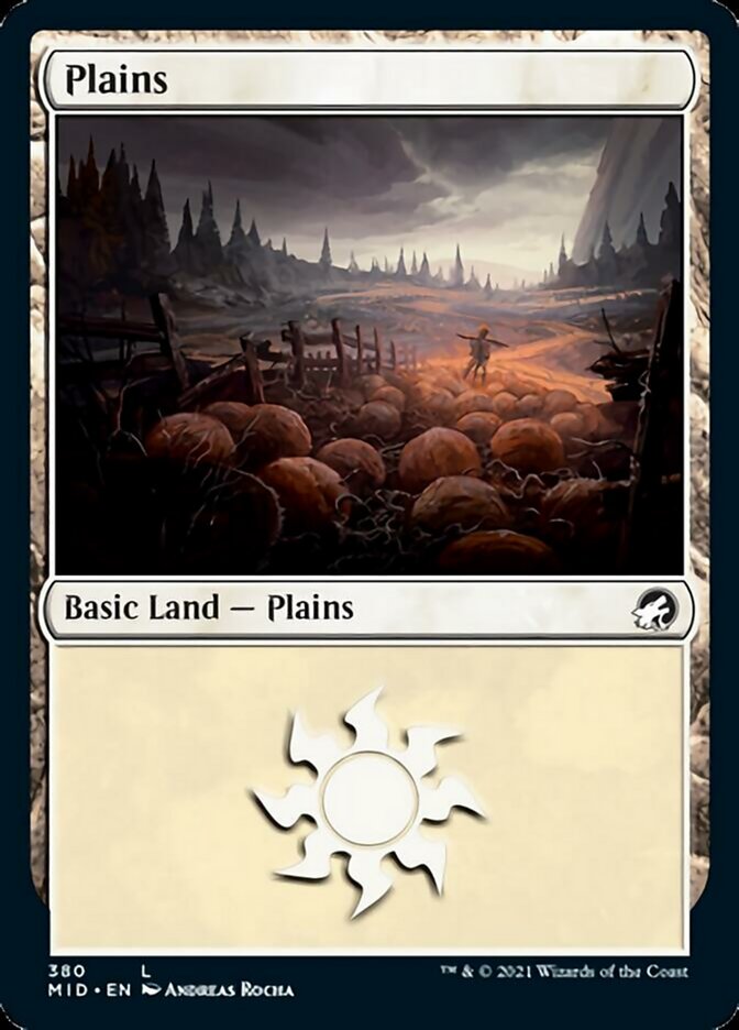 Plains (380) [Innistrad: Midnight Hunt] | Exor Games Summserside