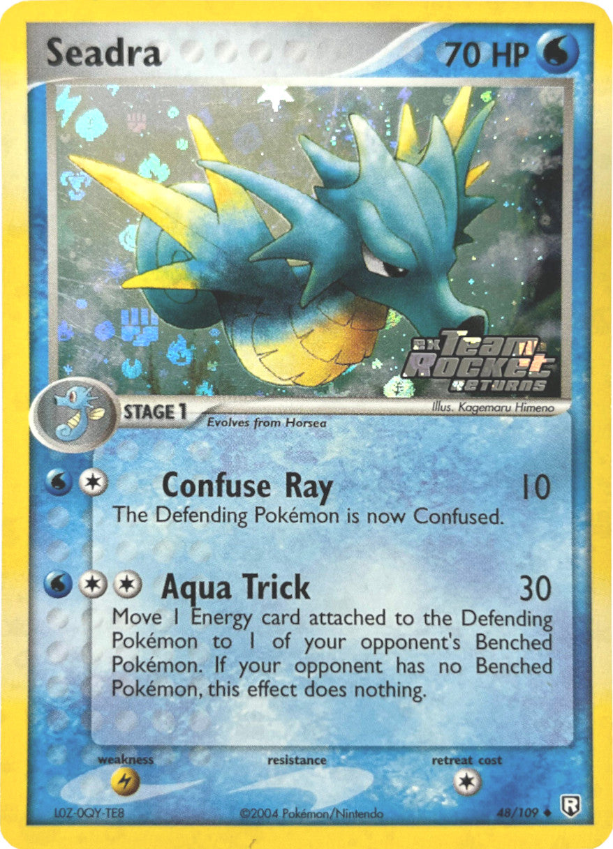 Seadra (48/109) (Stamped) [EX: Team Rocket Returns] | Exor Games Summserside