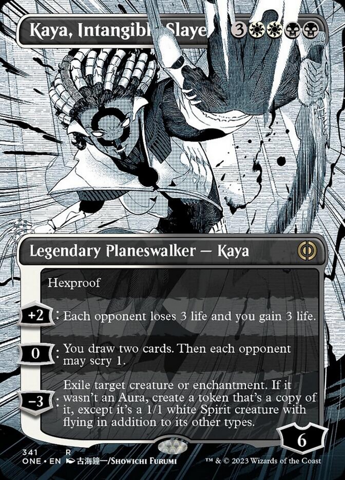 Kaya, Intangible Slayer (Borderless Manga) [Phyrexia: All Will Be One] | Exor Games Summserside