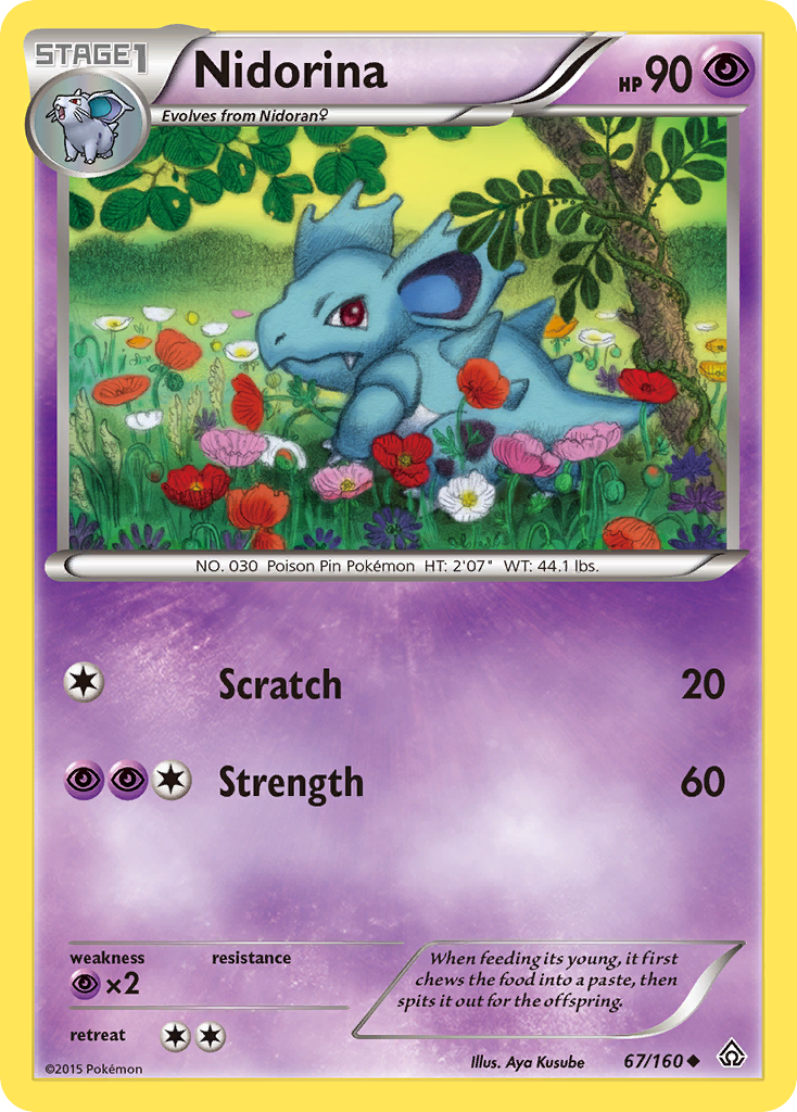 Nidorina (67/160) [XY: Primal Clash] | Exor Games Summserside