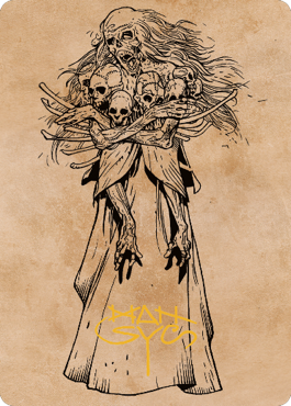 Myrkul, Lord of Bones Art Card (73) (Gold-Stamped Signature) [Commander Legends: Battle for Baldur's Gate Art Series] | Exor Games Summserside