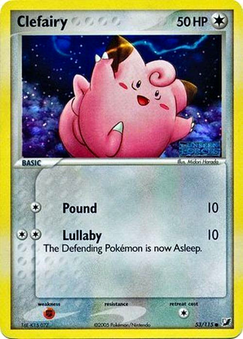 Clefairy (53/115) (Stamped) [EX: Unseen Forces] | Exor Games Summserside