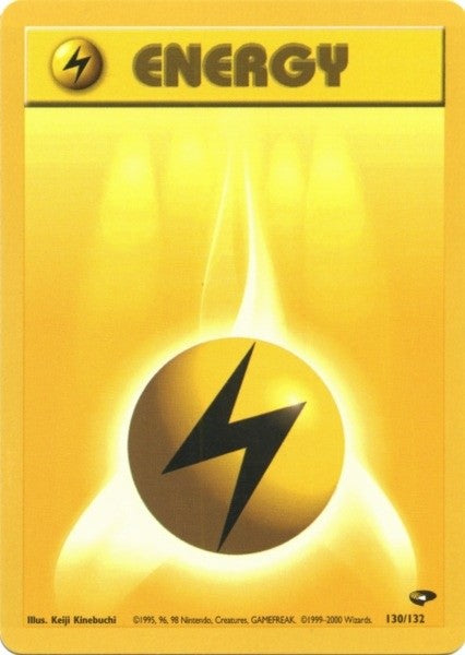 Lightning Energy (130/132) [Gym Challenge Unlimited] | Exor Games Summserside