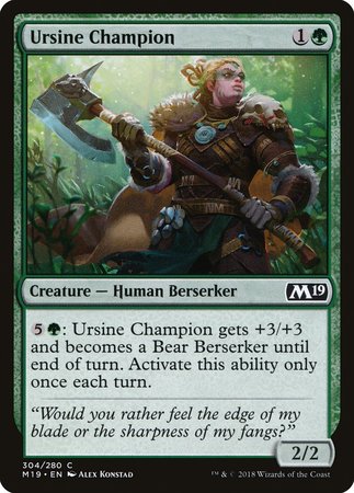 Ursine Champion [Core Set 2019] | Exor Games Summserside