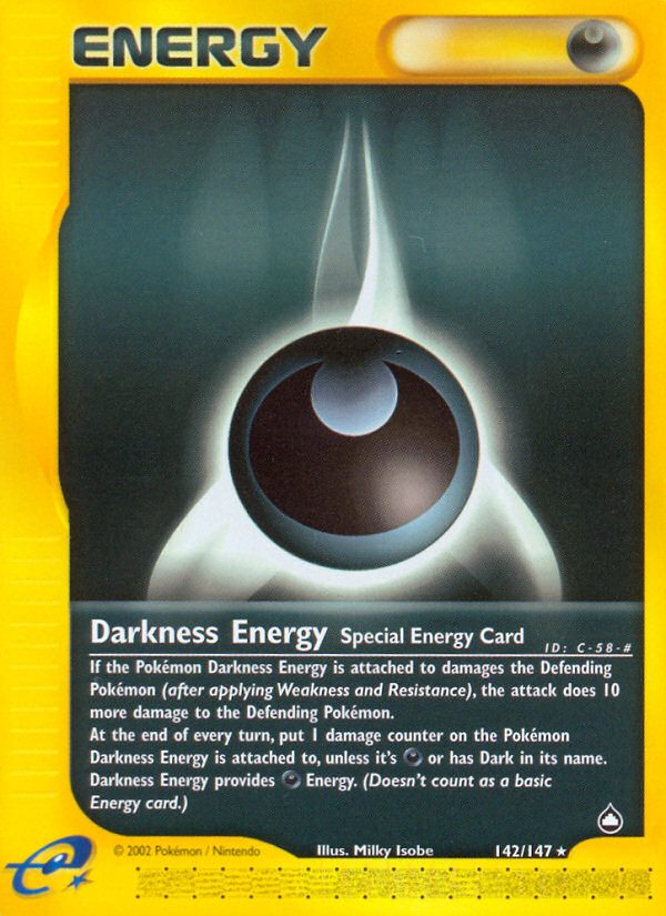 Darkness Energy (142/147) [Aquapolis] | Exor Games Summserside