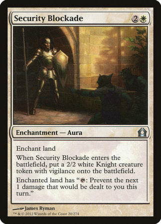 Security Blockade [Return to Ravnica] | Exor Games Summserside