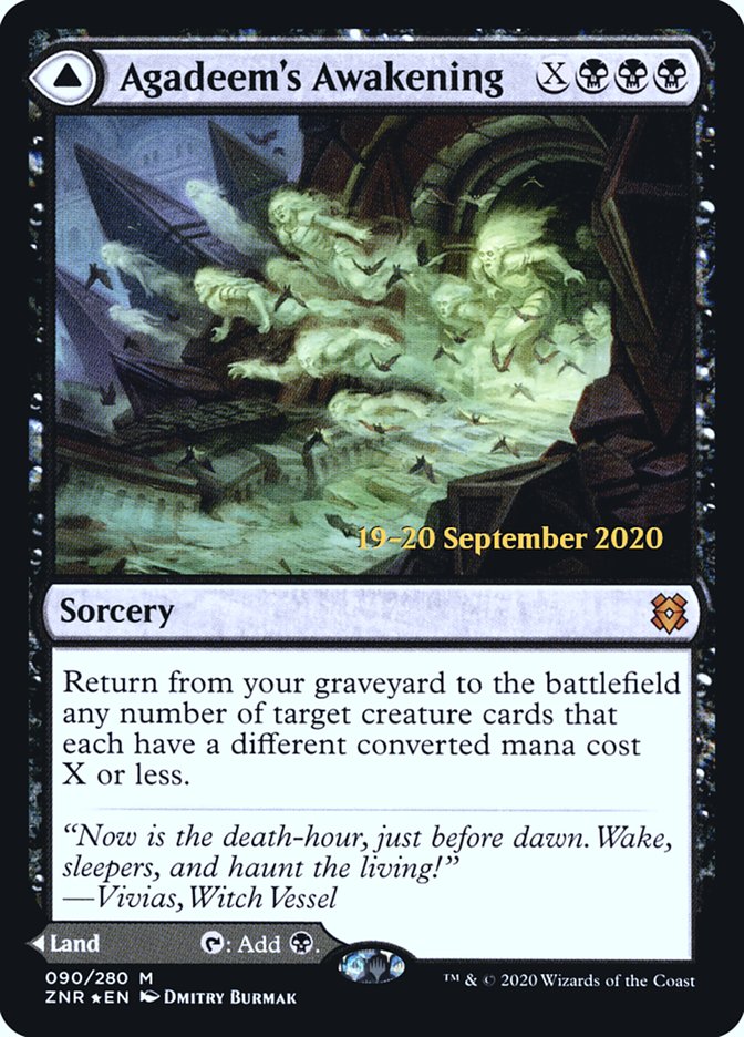 Agadeem's Awakening // Agadeem, the Undercrypt  [Zendikar Rising Prerelease Promos] | Exor Games Summserside