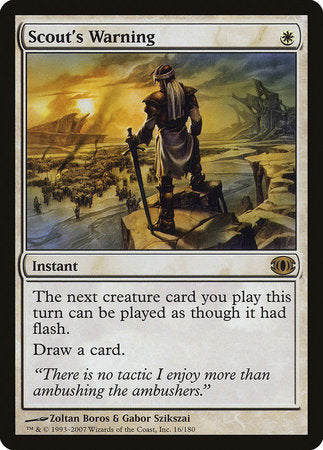 Scout's Warning [Future Sight] | Exor Games Summserside