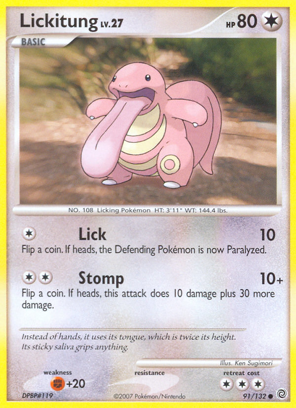 Lickitung (91/132) [Diamond & Pearl: Secret Wonders] | Exor Games Summserside