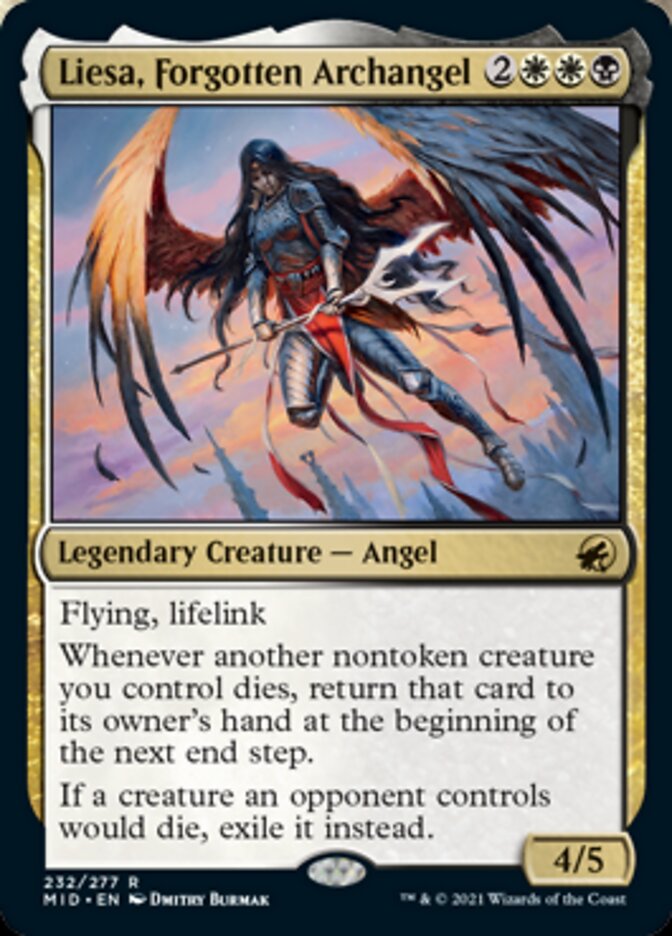 Liesa, Forgotten Archangel [Innistrad: Midnight Hunt] | Exor Games Summserside