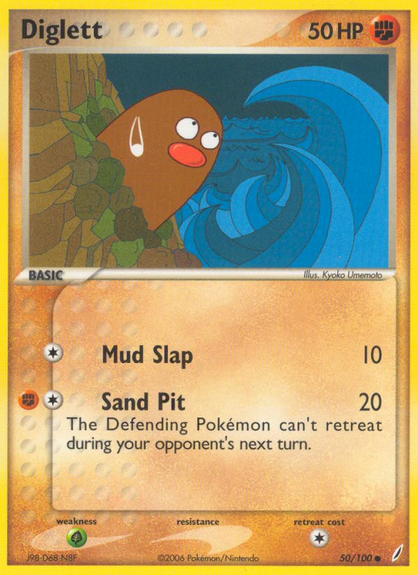 Diglett (50/100) [EX: Crystal Guardians] | Exor Games Summserside