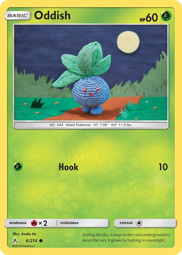 Oddish (6/214) [Sun & Moon: Unbroken Bonds] | Exor Games Summserside