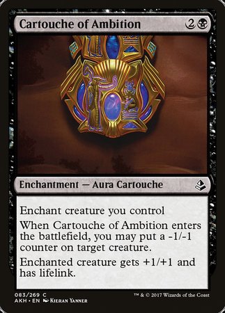 Cartouche of Ambition [Amonkhet] | Exor Games Summserside