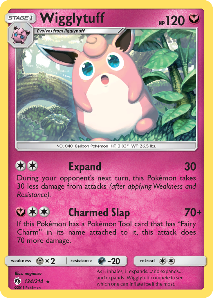 Wigglytuff (134/214) [Sun & Moon: Lost Thunder] | Exor Games Summserside