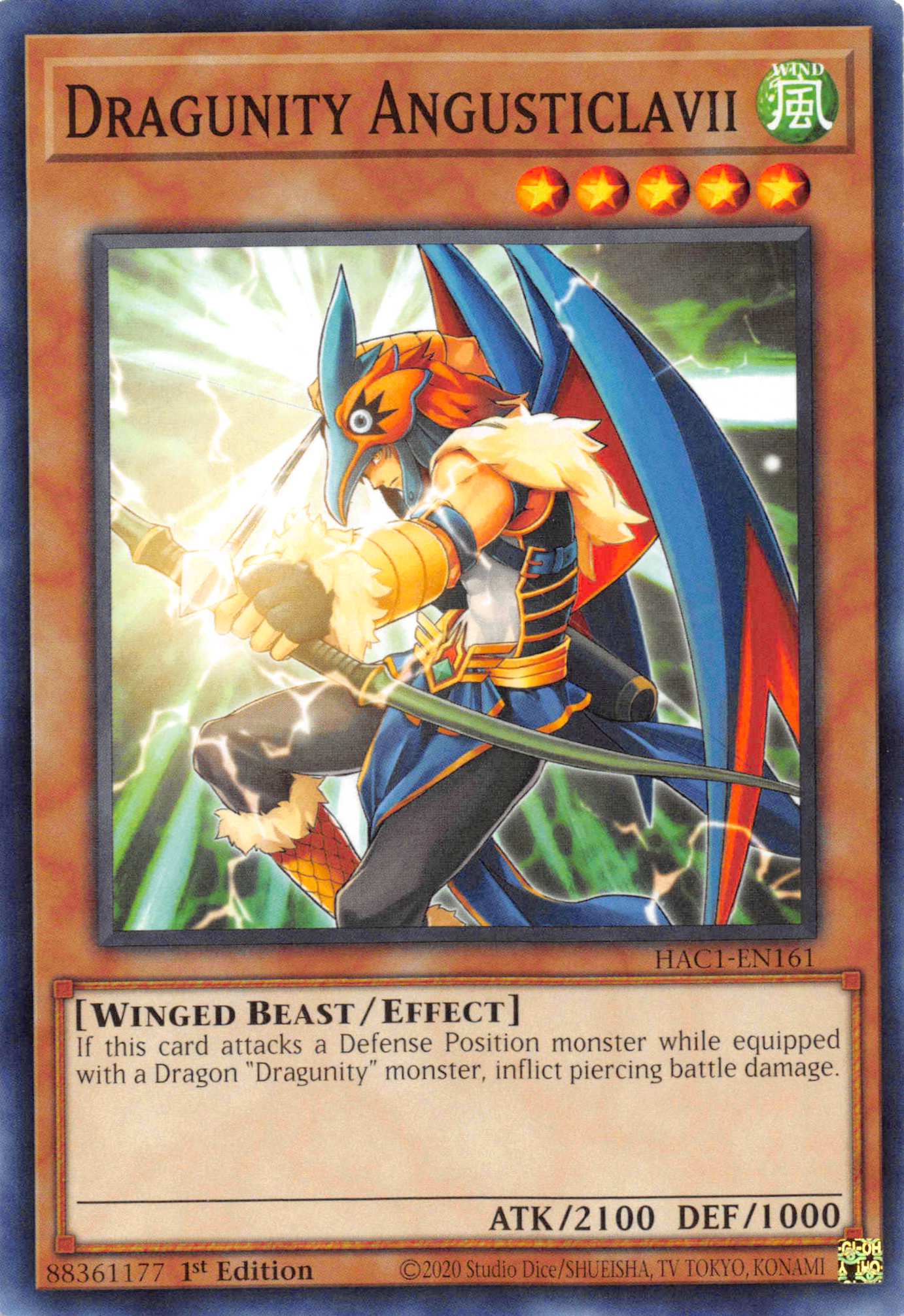 Dragunity Angusticlavii [HAC1-EN161] Common | Exor Games Summserside