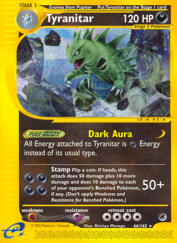 Tyranitar (66/165) [Expedition: Base Set] | Exor Games Summserside