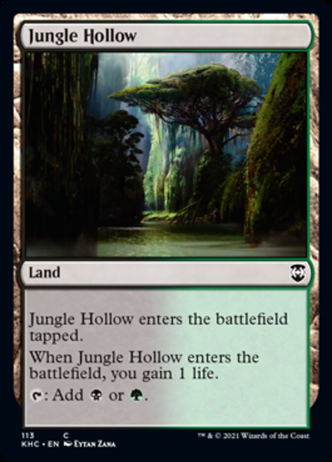 Jungle Hollow [Kaldheim Commander] | Exor Games Summserside