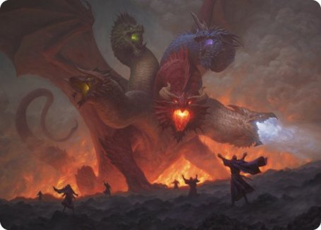 Tiamat Art Card [Dungeons & Dragons: Adventures in the Forgotten Realms Art Series] | Exor Games Summserside