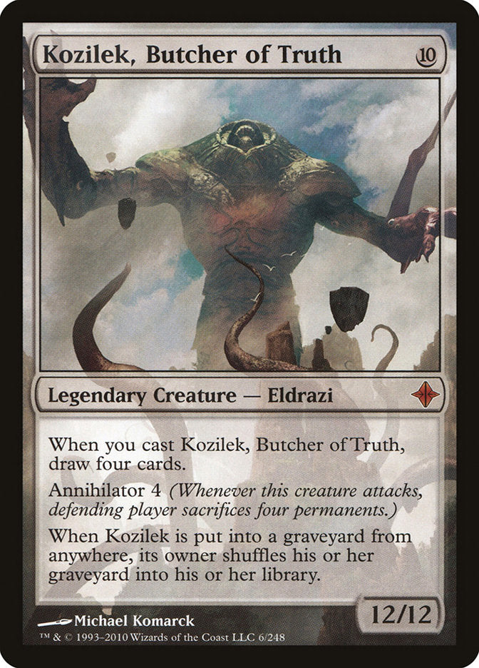 Kozilek, Butcher of Truth [Rise of the Eldrazi] | Exor Games Summserside