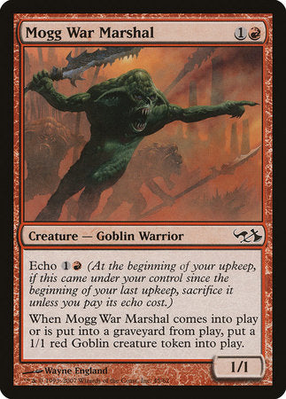 Mogg War Marshal [Duel Decks: Elves vs. Goblins] | Exor Games Summserside