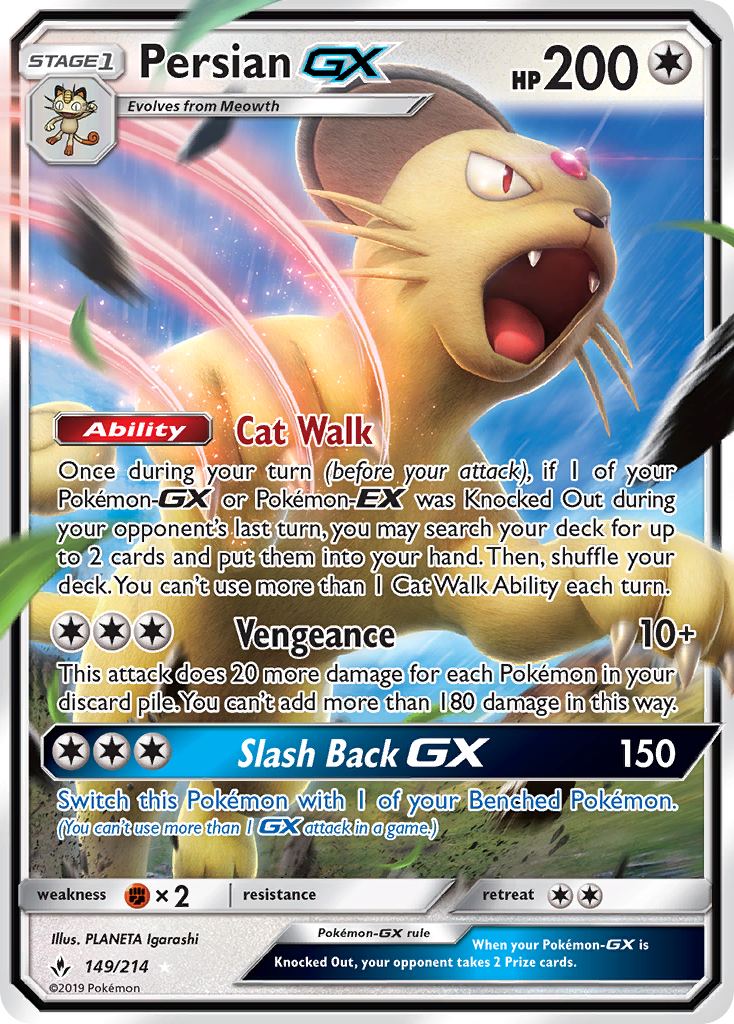 Persian GX (149/214) [Sun & Moon: Unbroken Bonds] | Exor Games Summserside