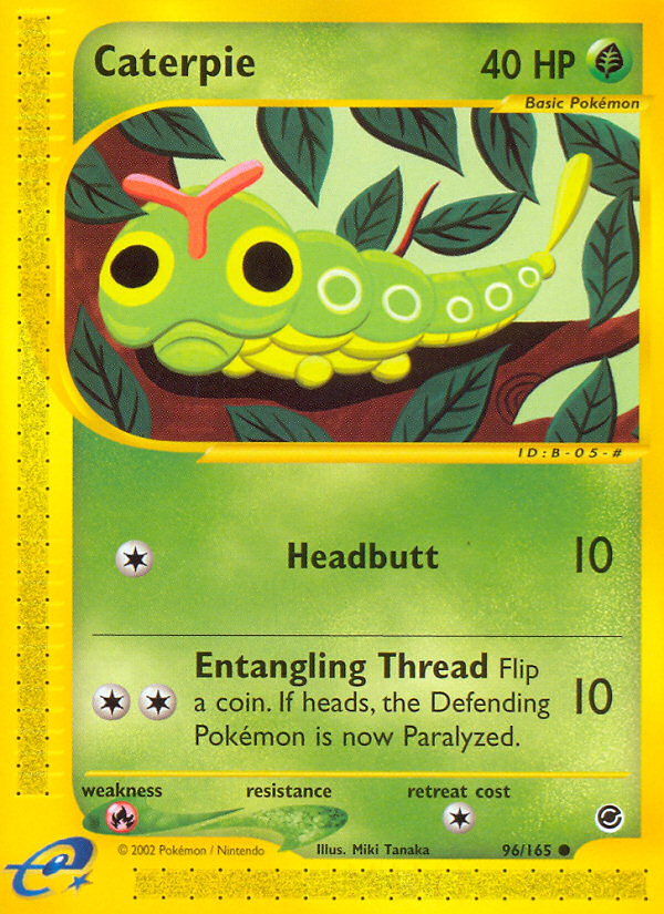 Caterpie (96/165) [Expedition: Base Set] | Exor Games Summserside