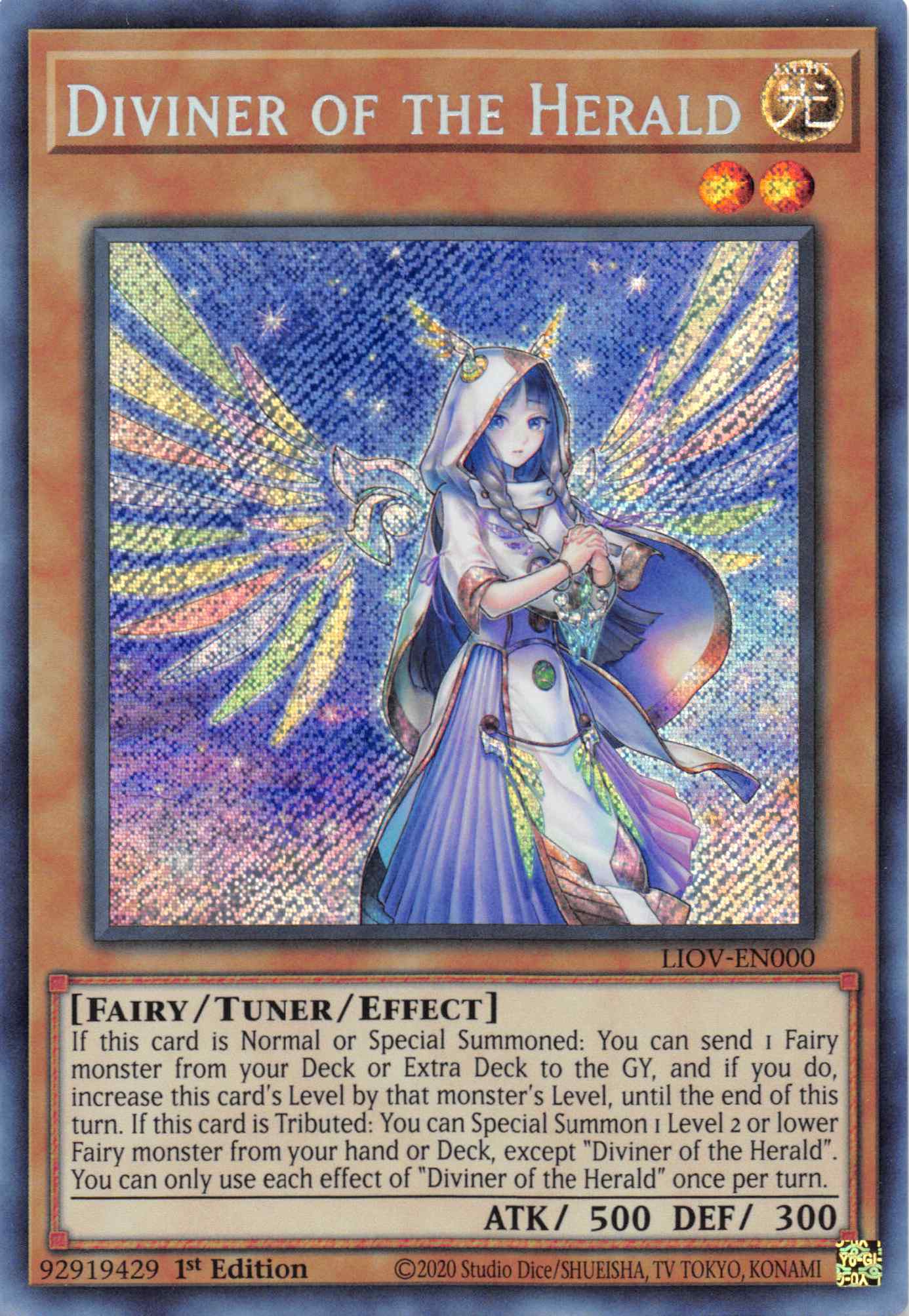 Diviner of the Herald [LIOV-EN000] Secret Rare | Exor Games Summserside