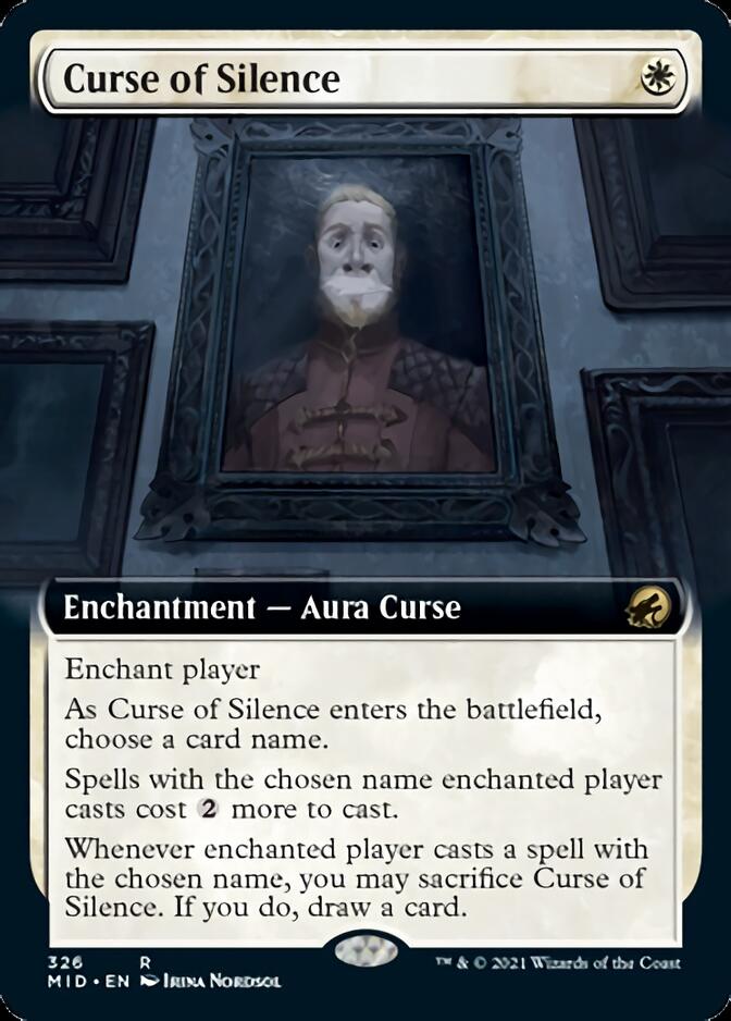 Curse of Silence (Extended) [Innistrad: Midnight Hunt] | Exor Games Summserside