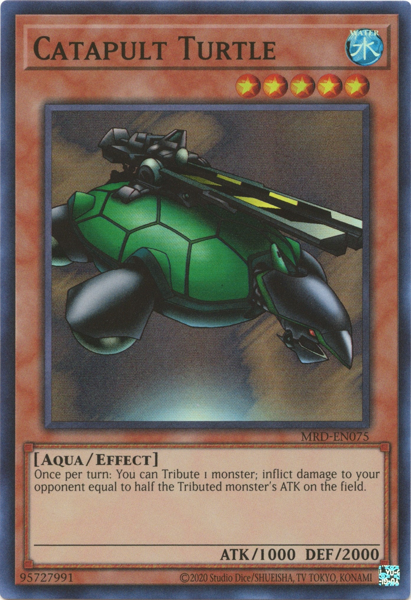 Catapult Turtle (25th Anniversary) [MRD-EN075] Super Rare | Exor Games Summserside